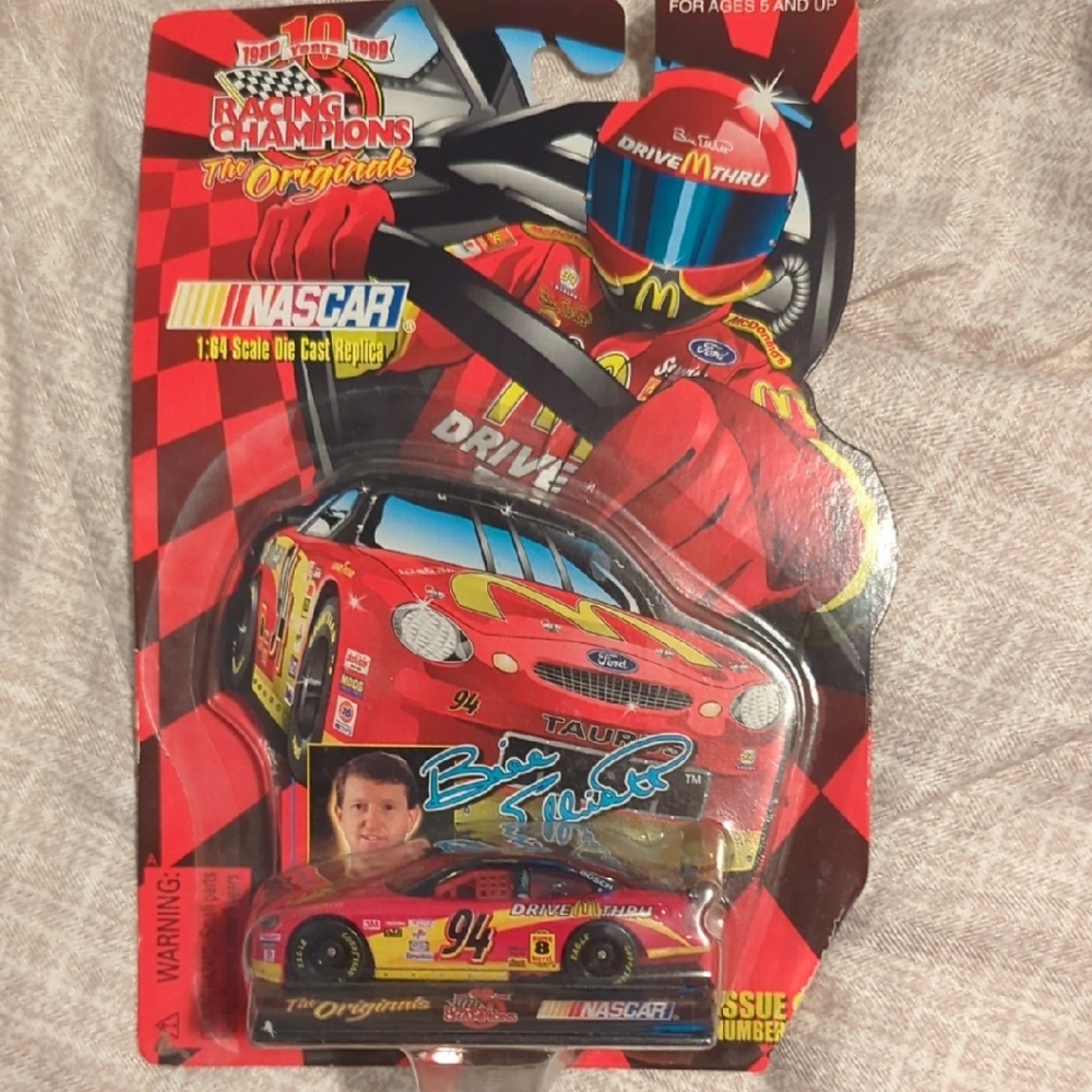 NASCAR Racing Champions Die-Cast Car - Red and Black